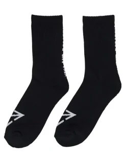 Nena & Pasadena Triple Mid Socks 2 Pack in Black