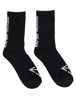Nena & Pasadena Triple Mid Socks 2 Pack in Black