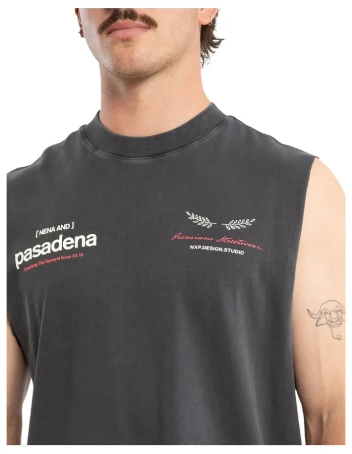 Nena & Pasadena Anomaly Raptor Muscle Tank in Black