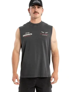 Nena & Pasadena Anomaly Raptor Muscle Tank in Black
