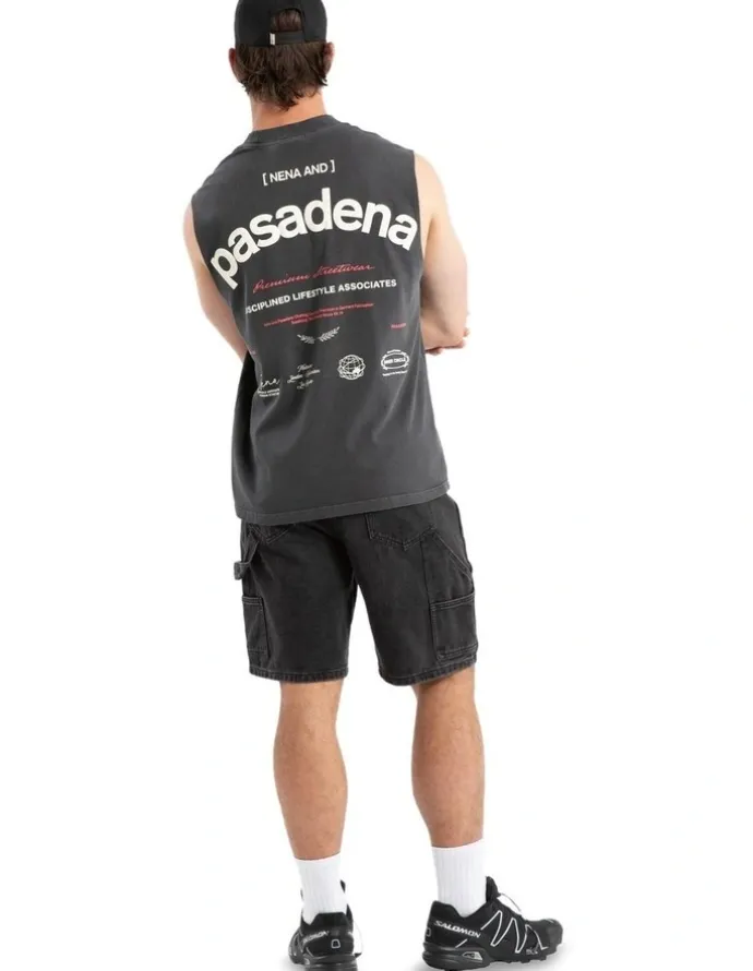 Nena & Pasadena Anomaly Raptor Muscle Tank in Black