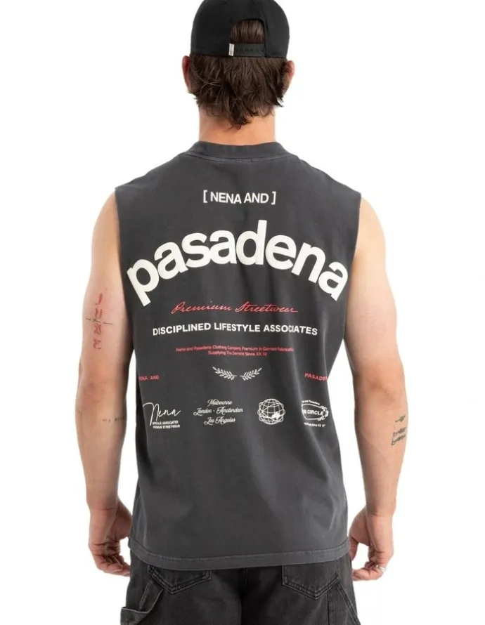 Nena & Pasadena Anomaly Raptor Muscle Tank in Black