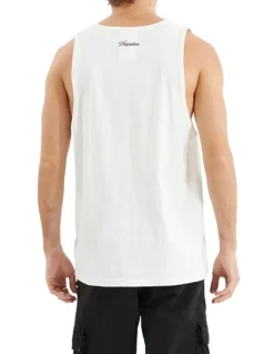 Nena & Pasadena Asheville Relaxed Singlet in Natural White
