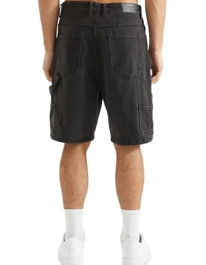 Nena & Pasadena Built Carpenter Shorts in Black