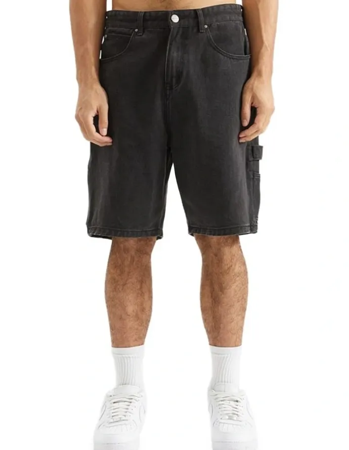 Nena & Pasadena Built Carpenter Shorts in Black
