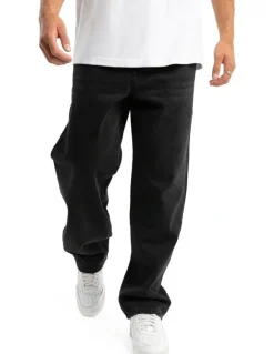 Nena & Pasadena Drive Athletic Baggy Jean in Blue