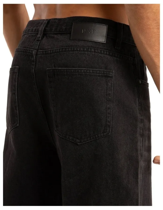 Nena & Pasadena Drive Athletic Baggy Jean in Blue