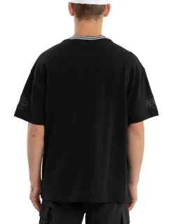 Nena & Pasadena Fame Loopback Raptor Tee in Black