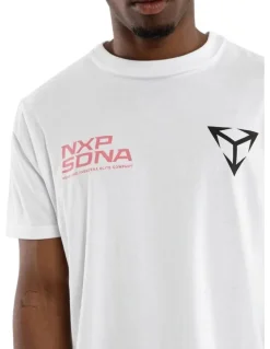 Nena & Pasadena Finest Dual Curved Tee in White