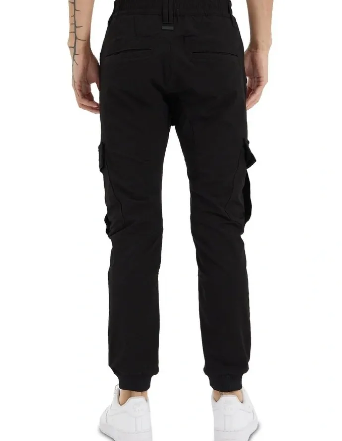 Nena & Pasadena F150 Slim Nylon Jogger in Black