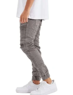 Nena & Pasadena Viper Denim Jogger in Volcano