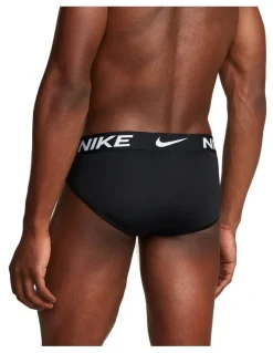 Nike Essential Micro Briefs 3 Pack in Black