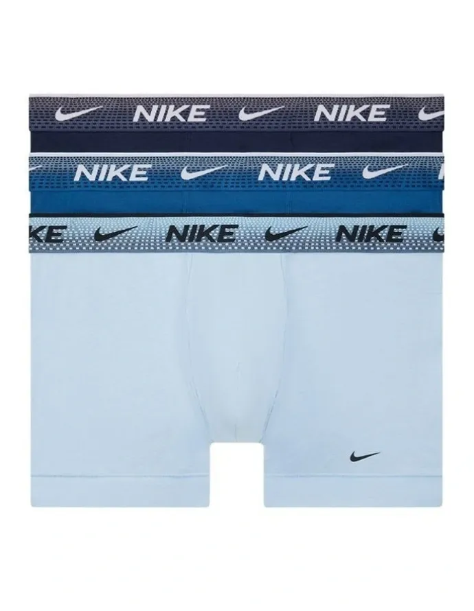 Nike Everyday Cotton Stretch Boxer Briefs 3 Pack in Multi