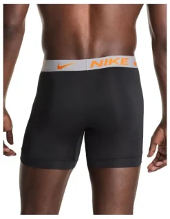 Nike Everyday Micro Boxer Briefs 3 Pack in Black