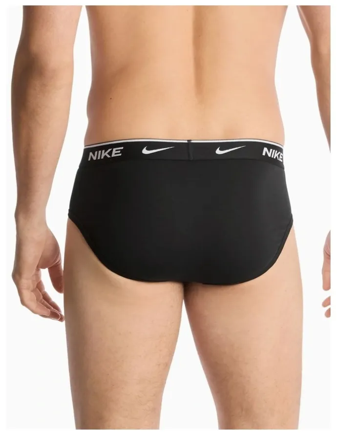 Nike Everyday Stretch Hip Briefs 3 Pack in Black