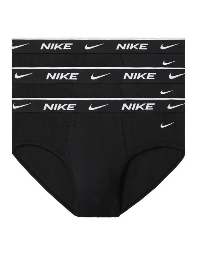 Nike Everyday Stretch Hip Briefs 3 Pack in Black