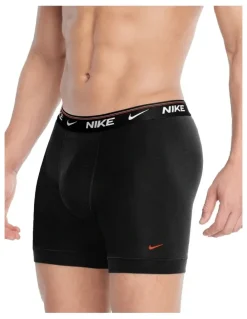 Nike Ultra Comfort Boxer Briefs 3 Pack in Black