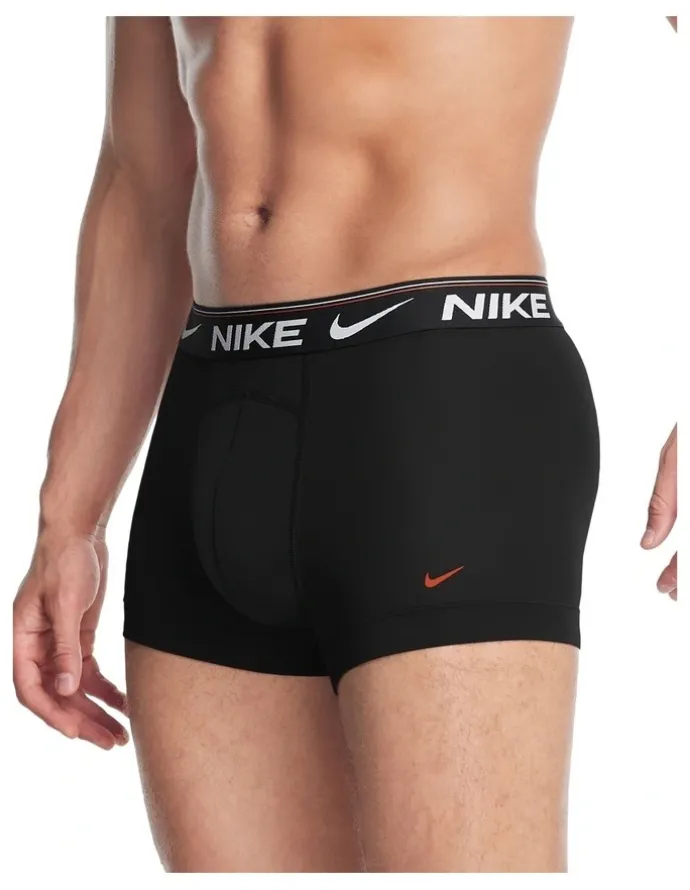 Nike Ultra Comfort Trunks 3 Pack in Black