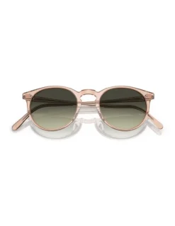 Oliver Peoples Oliver Peoples O'Malley Sun Acetate Sunglasses in Brown
