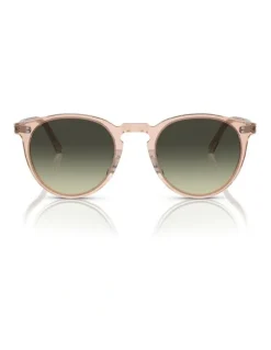 Oliver Peoples Oliver Peoples O'Malley Sun Acetate Sunglasses in Brown