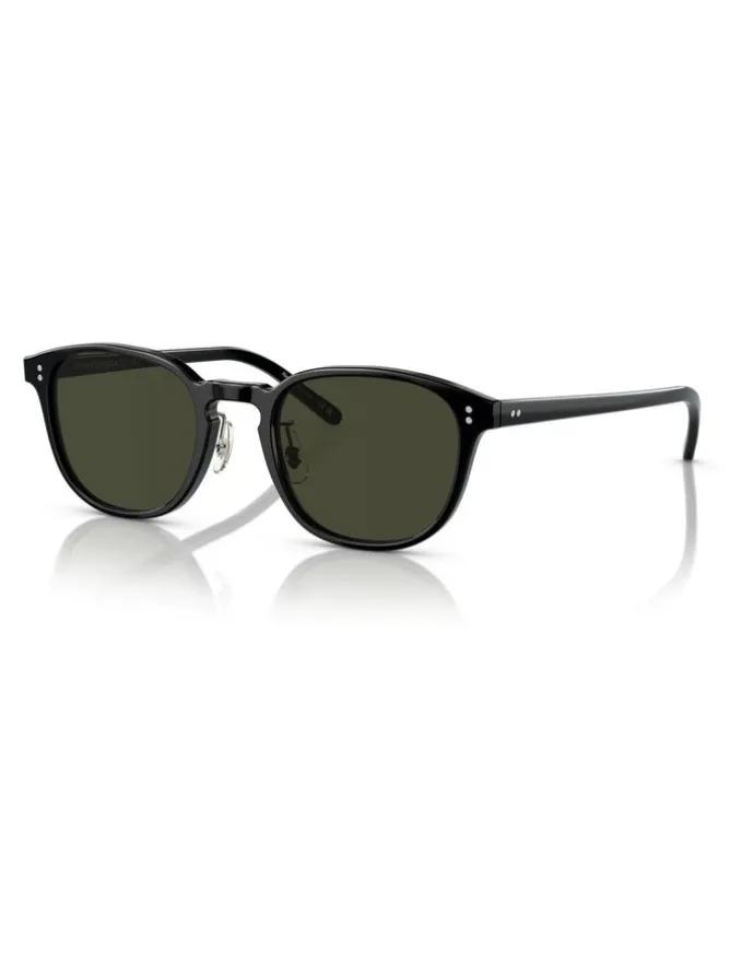 Oliver Peoples Oliver Peoples Fairmont Sun-F Acetate Polarised Sunglasses in Black