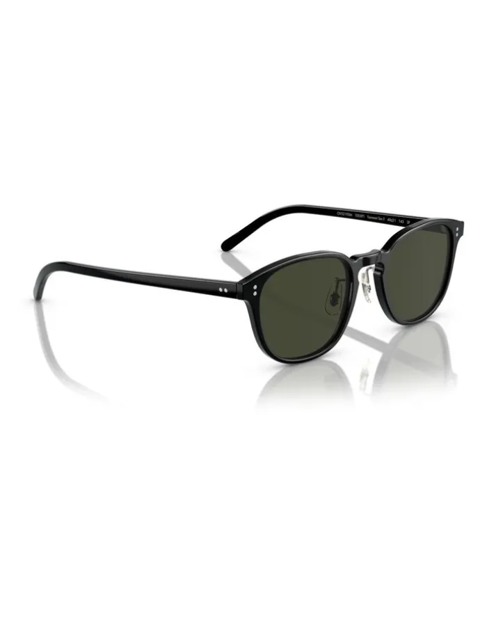 Oliver Peoples Oliver Peoples Fairmont Sun-F Acetate Polarised Sunglasses in Black