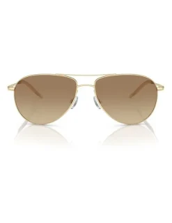 Oliver Peoples Oliver Peoples Benedict Metal Sunglasses in Gold
