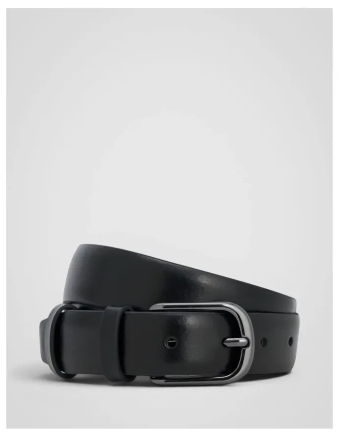 Oroton Axel 30Mm Belt in Black