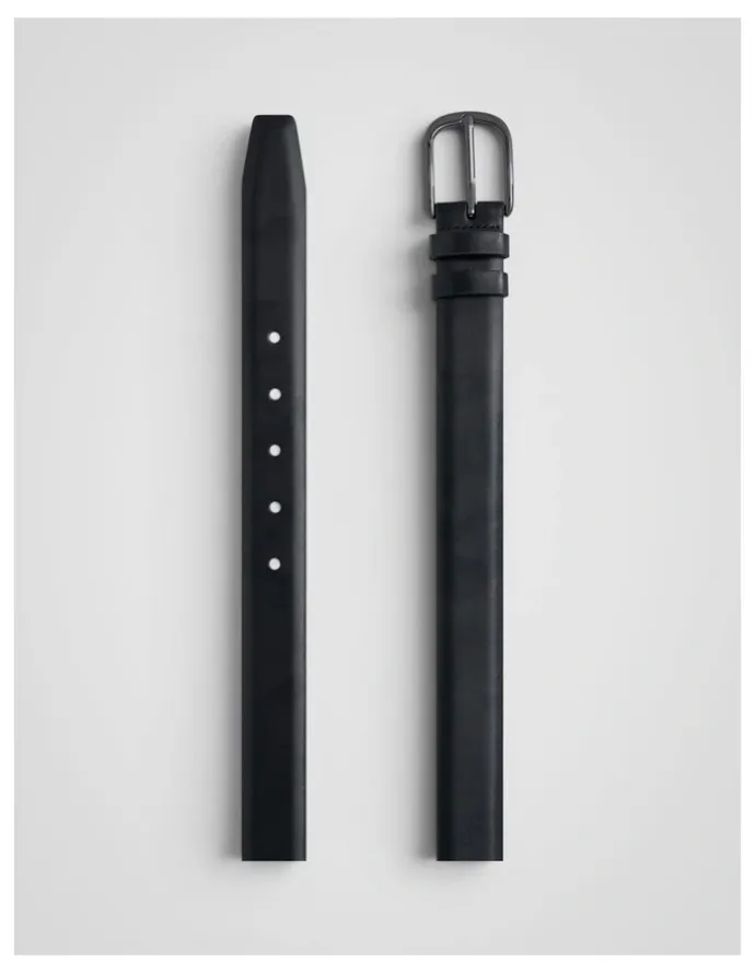Oroton Axel 30Mm Belt in Black