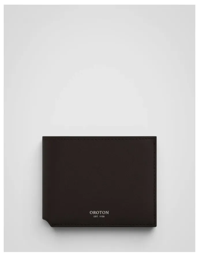 Oroton Larsen Bifold Wallet in Dark Chocolate