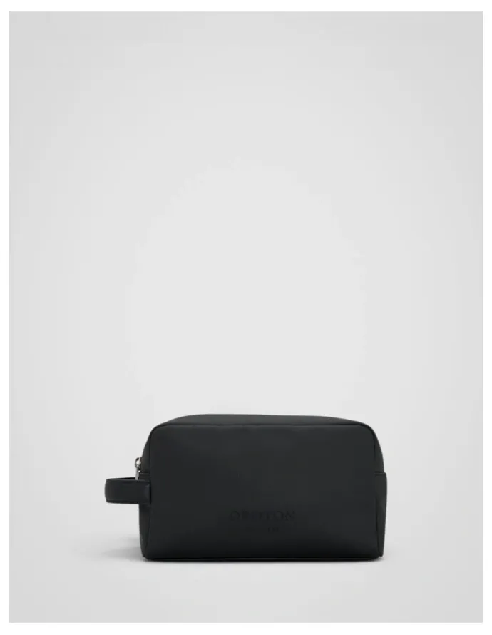 Oroton Larsen Coated Nylon Wetpack in Black