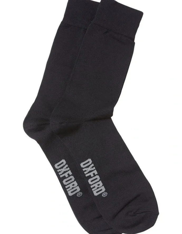 Oxford 2 Pack Premium Business Socks in Black