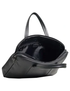 Oxford Atlas Leather Business Laptop Bag in Black