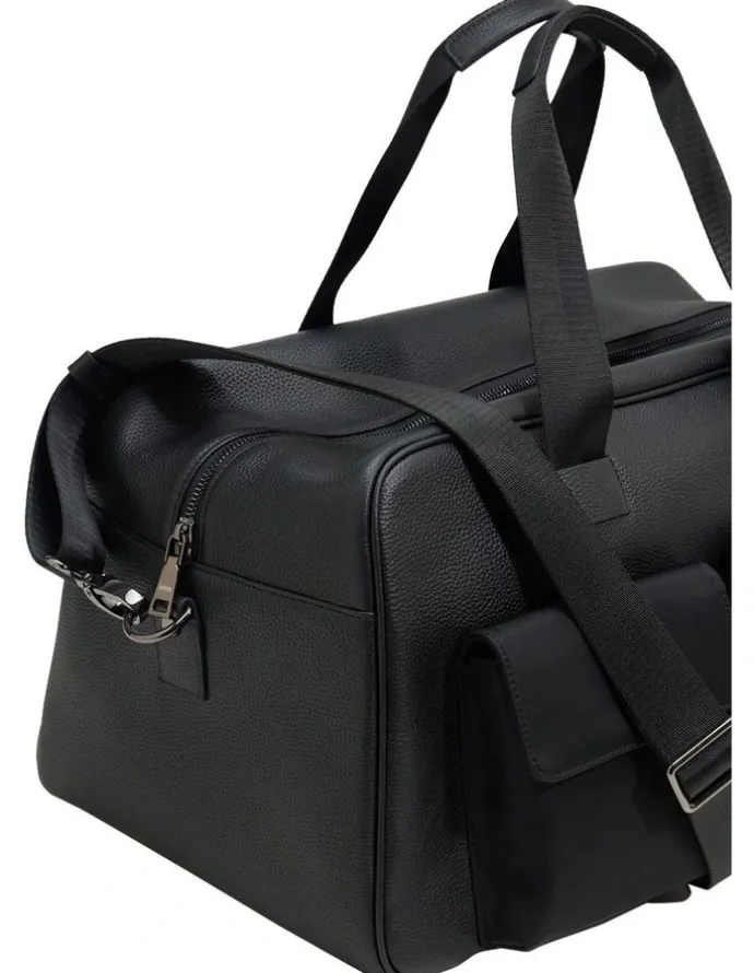 Oxford Atlas Overnighter Bag in Black