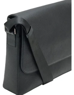 Oxford Atlas Satchel Bag in Black