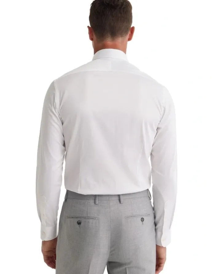 Oxford Beckton Comfort Slim Fit Shirt in White