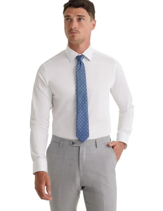 Oxford Beckton Comfort Slim Fit Shirt in White