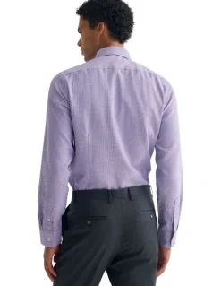 Oxford Beckton Slim Fit Shirt in Lilac
