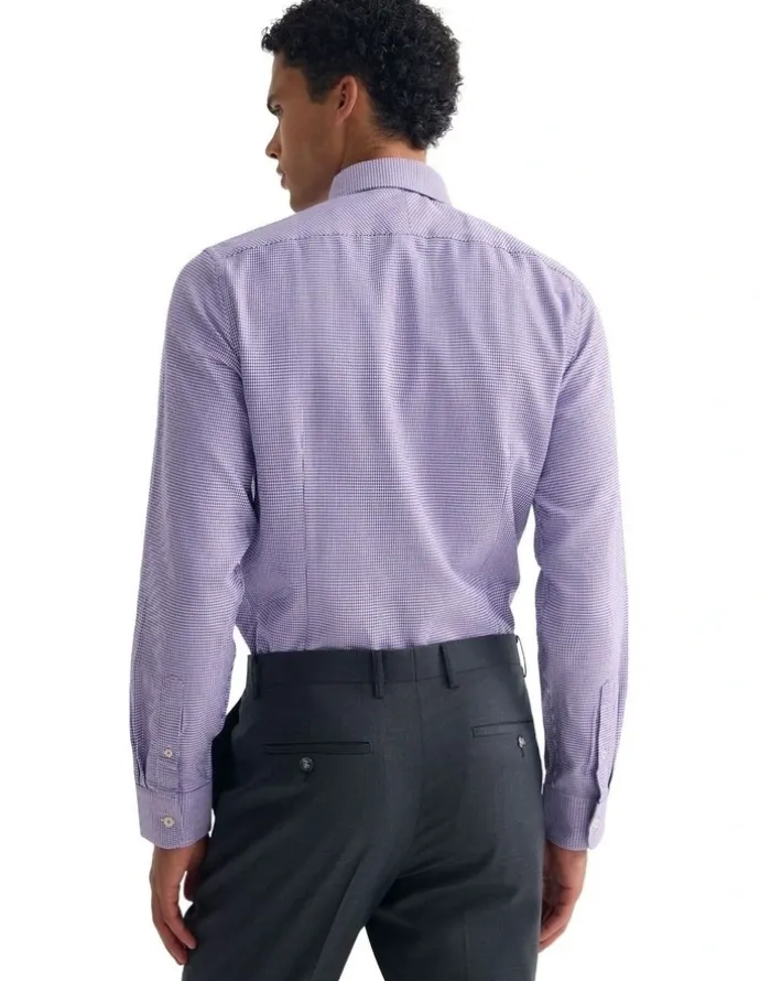 Oxford Beckton Slim Fit Shirt in Lilac