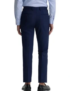 Oxford Bryon Luxury Suit Trousers in Navy Pinstripe