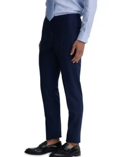 Oxford Bryon Luxury Suit Trousers in Navy Pinstripe