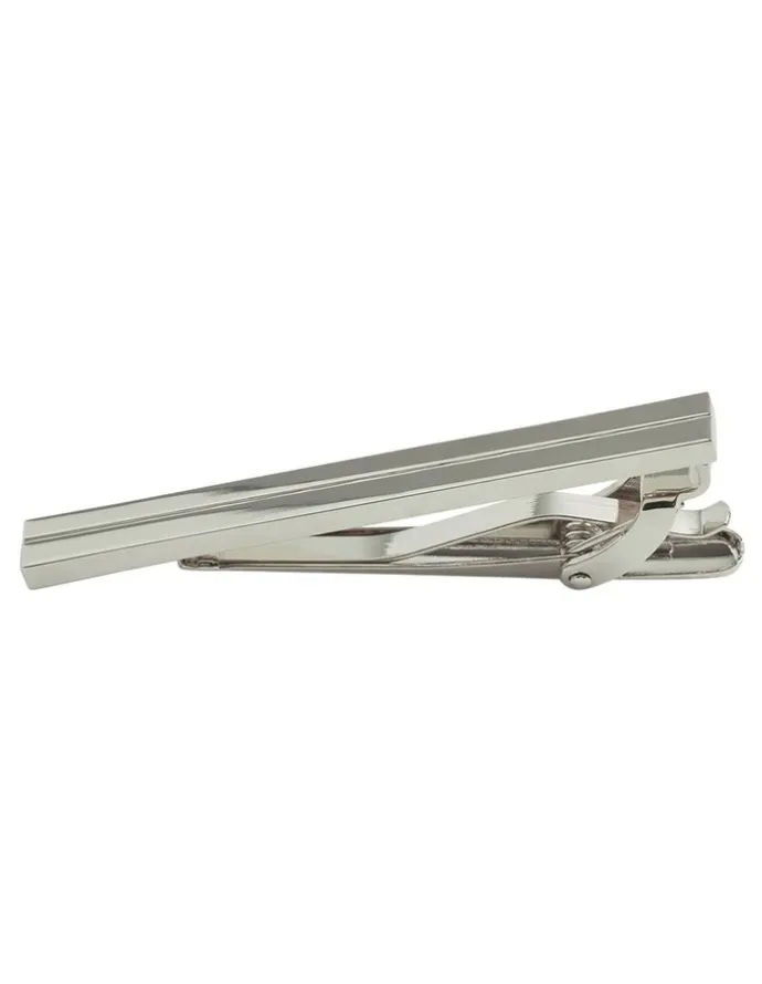 Oxford Burnham Tie Clip in Silver