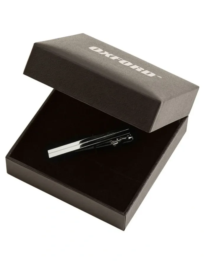 Oxford Burnham Tie Clip in Silver