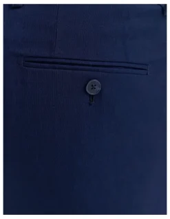 Oxford Byron Comfort Line Wool Suit Trousers in Navy