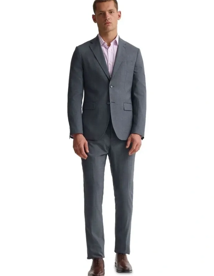 Oxford Byron Wool Suit Jacket in Grey
