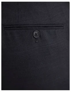Oxford Byron Wool Suit Trousers in Charcoal