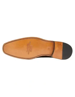 Oxford Christopher Goodyear Welted Shoes in Dark Brown