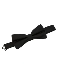 Oxford Classic Occasion Silk Bow Tie in Black