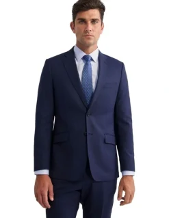 Oxford Hopkins Wool Suit Jacket in Navy