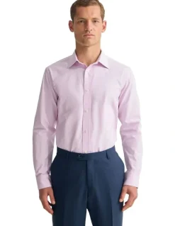 Oxford Islington Classic Fit Cotton Shirt in Pink